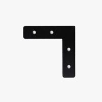 Frame Connector zwart 180°