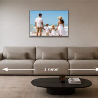 Foto op aluminium Pro 60x90 – 90 × 60 cm boven een bank