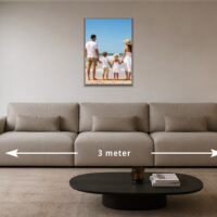 Foto op canvas 70x50 – 50 × 70 cm boven een bank