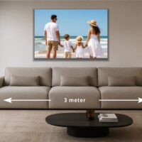 Foto op canvas 80x120 – 120 × 80 cm boven een bank